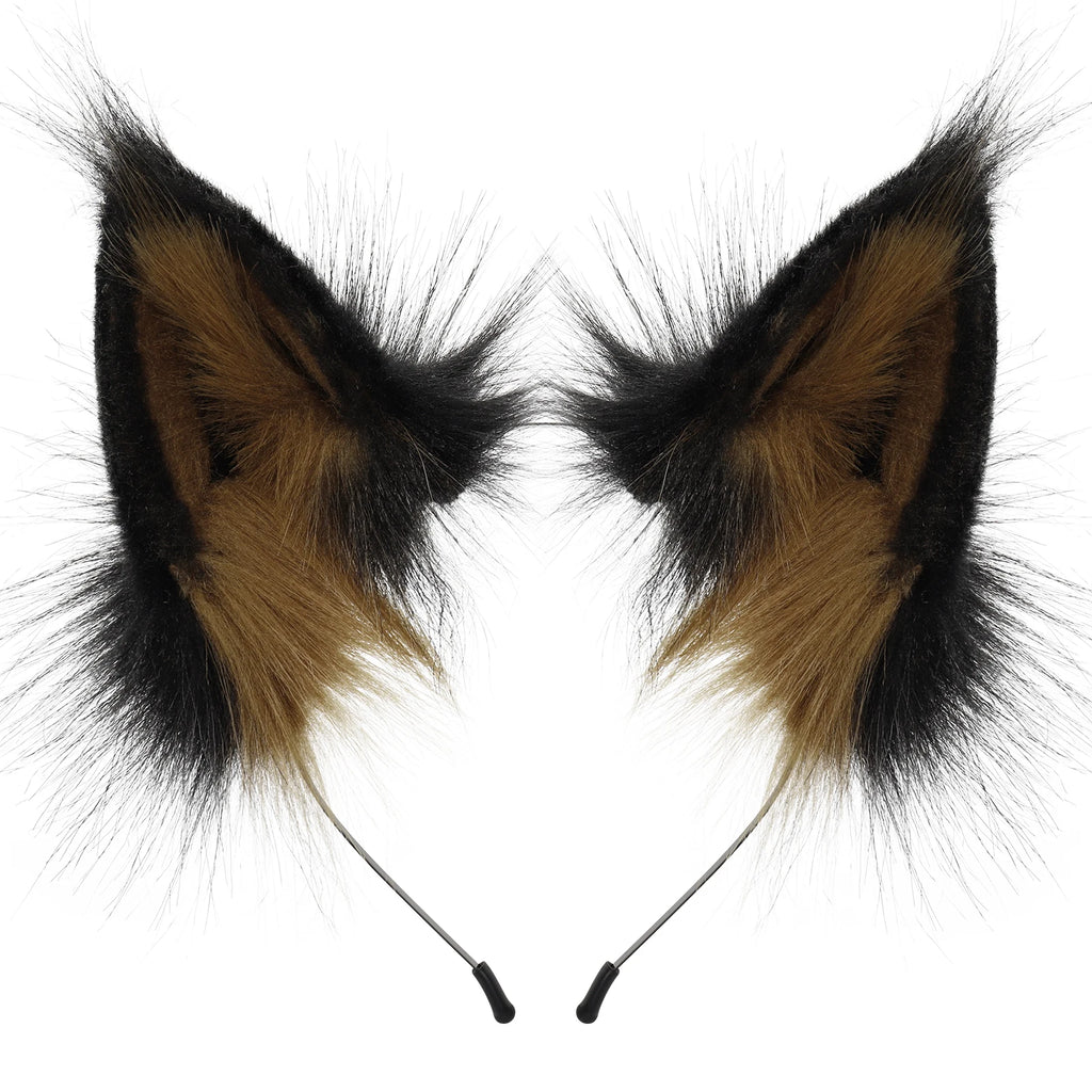 Faux Fur Fox Wolf Ear Headband Costume Accessory