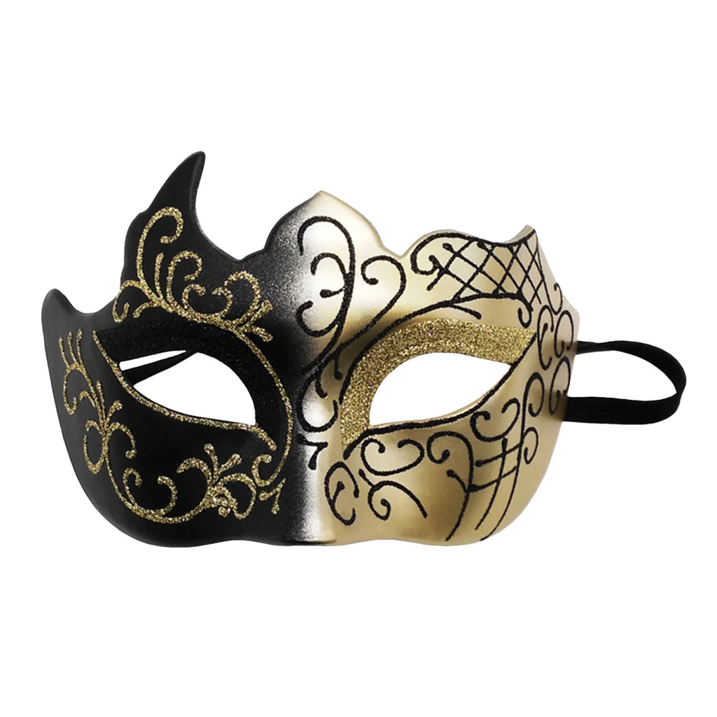 Men's Masquerade Mask with Elastic Strap for Costume Parties