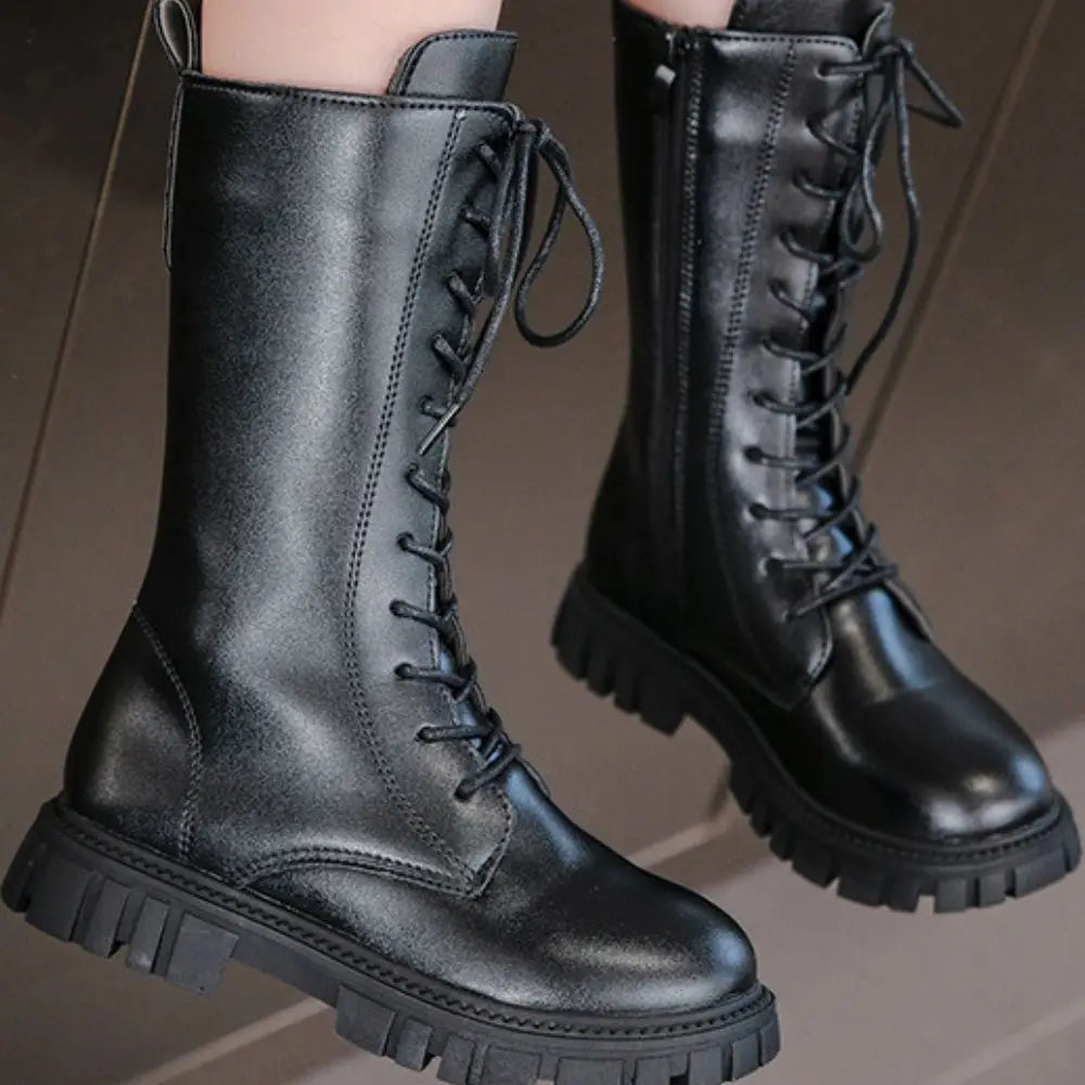 Girls White Long Boots for Cosplay Halloween & Dress Up