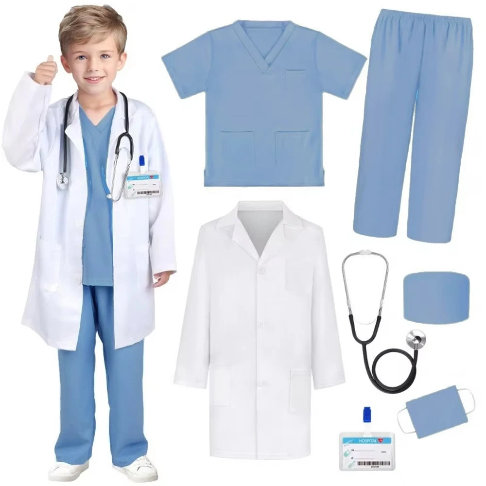 Medical Lab Coat Costume for Science, Cosplay & Parties