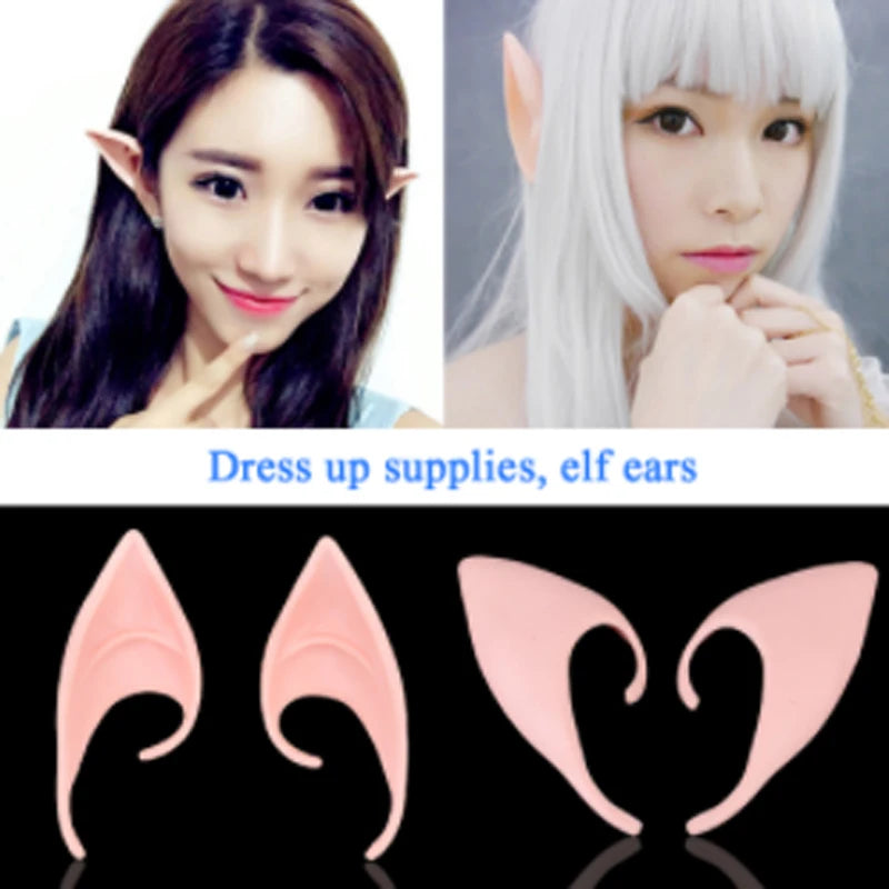 Latex Elf Ears Costume Accessories for Cosplay & Halloween