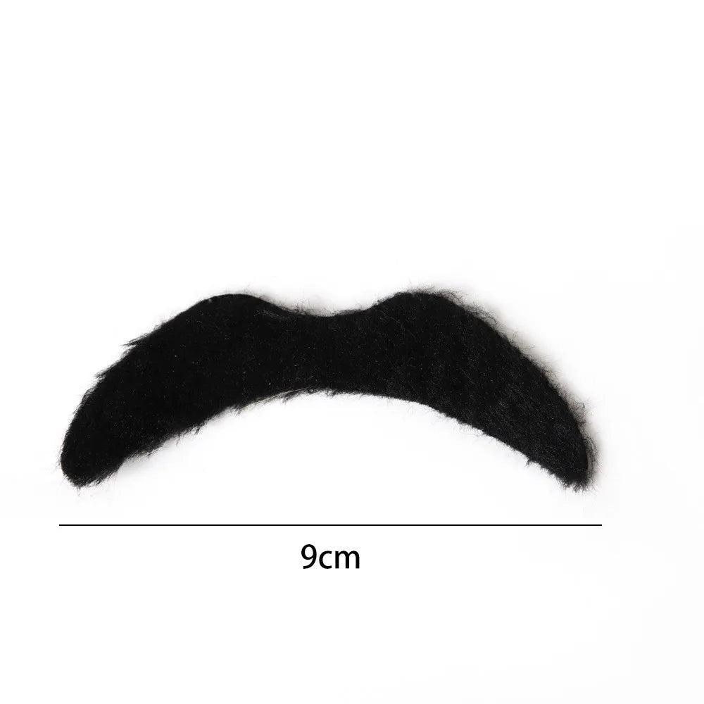 12 Pack Self Adhesive Fake Mustaches Costume Party Accessories