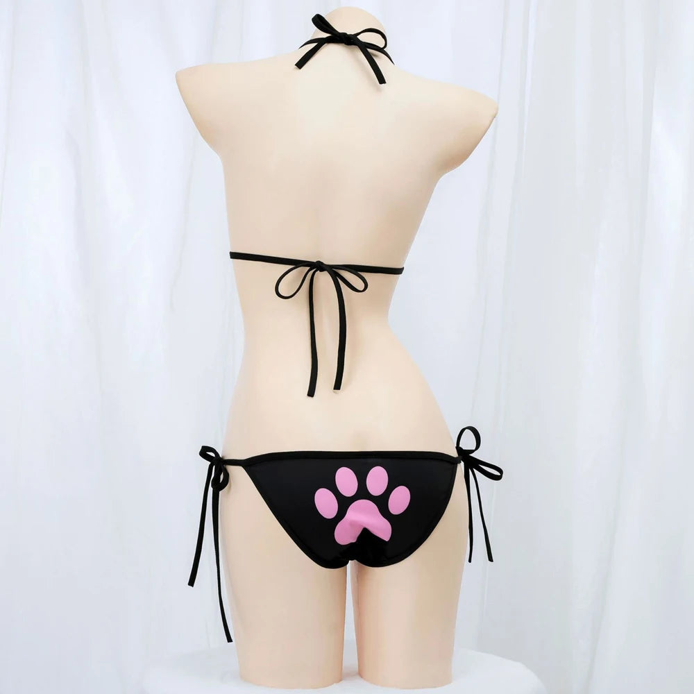 Women's Cat-Themed Cosplay Swimsuit for Summer Events
