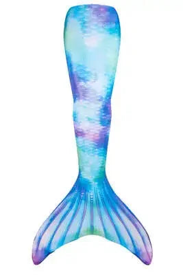 Mermaid Tail Costume Swimsuit with Monofin for Kids & Adults