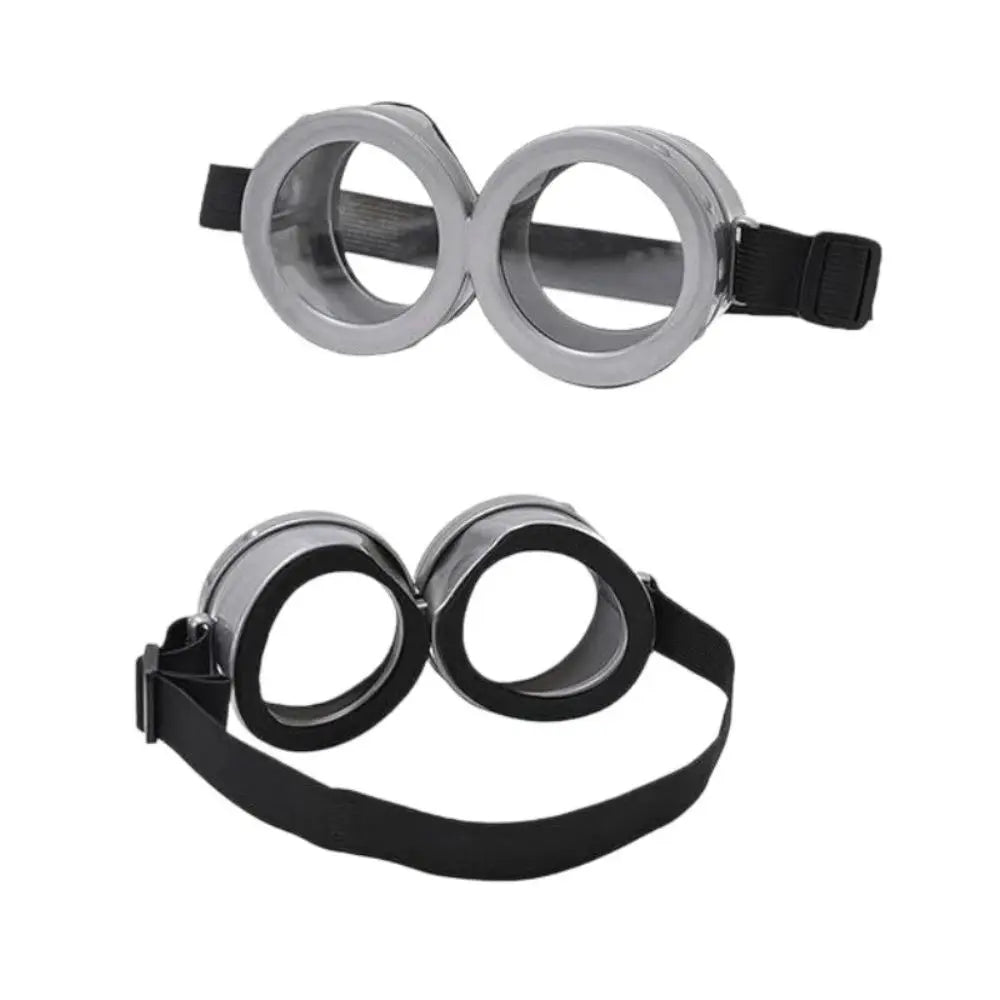 Yellow Beanie, Gloves & Steampunk Goggles Costume Set