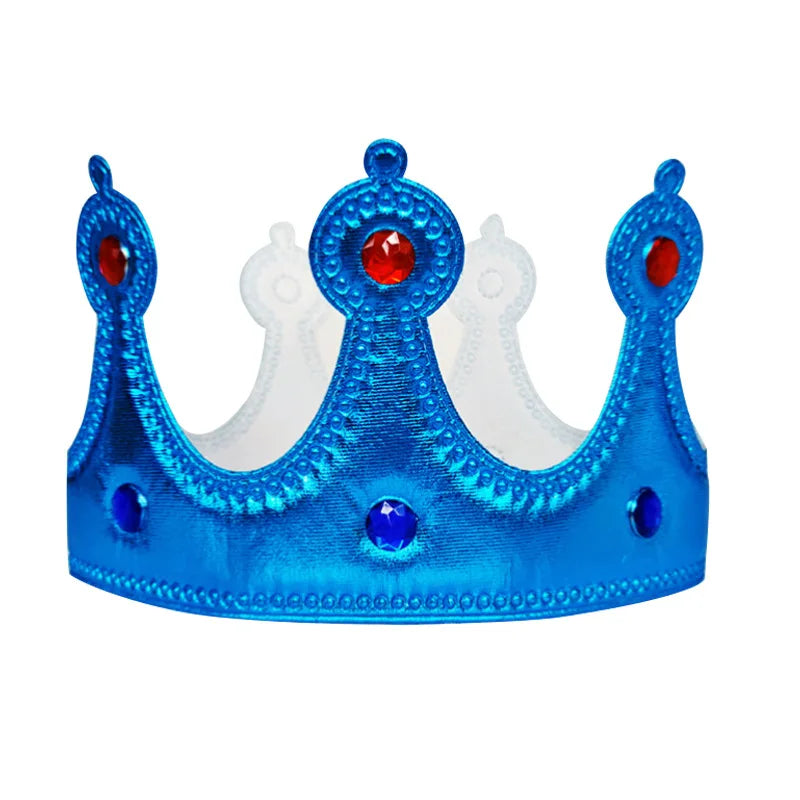 King Prince Cape Costume with Crown for Adults & Kids