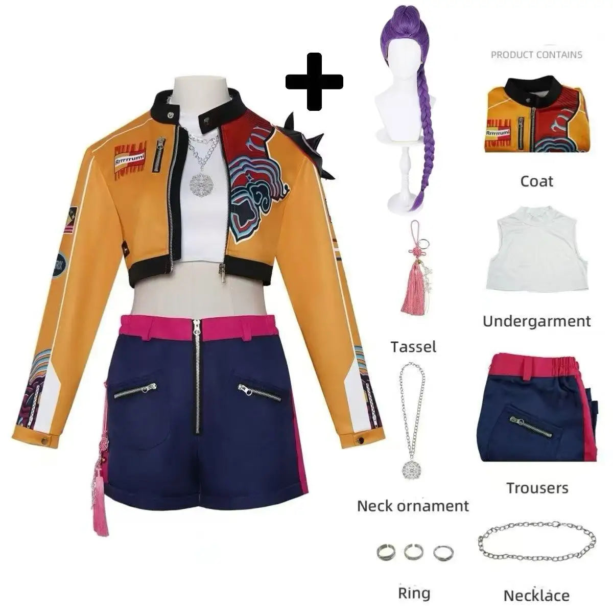 2026 Hot Selling Korean Style Halloween Costume Street Dance Set Embroidered Top and Shorts Set Stage Dance Hip-hop Performance