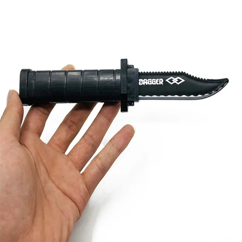 Adults Props Toys Joke Magic Plastic Retractable Knife Joke Prank Props Knife Scary Trick Fake Blade Funny Surprised Gift