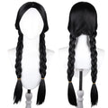 Long Orange Brown Cosplay Wig with Bangs for Adults
