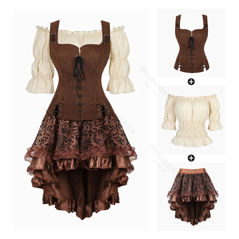 Women’s Pirate Renaissance Costume Dress