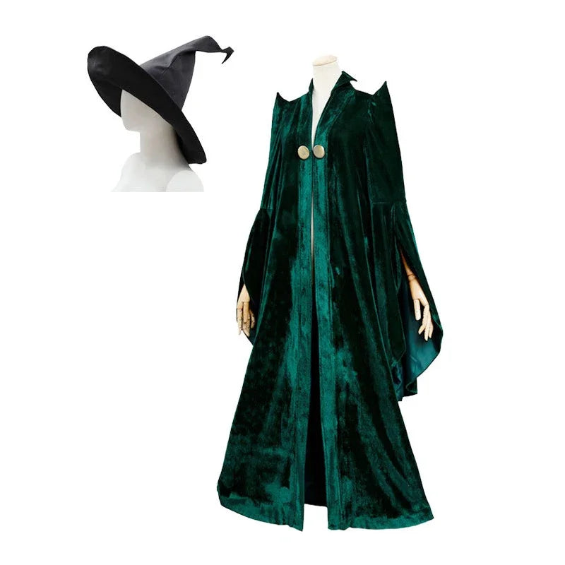 Women’s Wizard Professor Robe Costume for Halloween