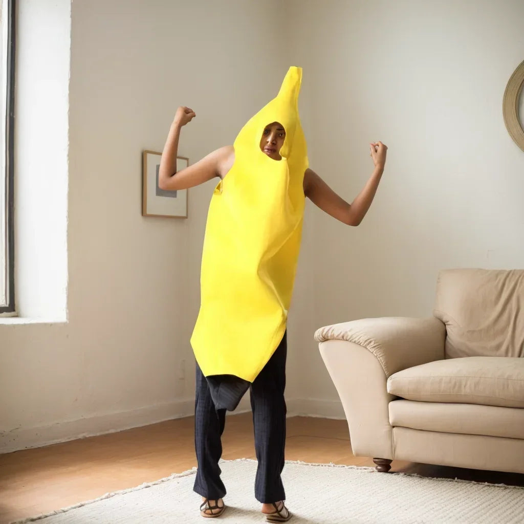 Banana Costume for Kids & Adults Halloween & Parties