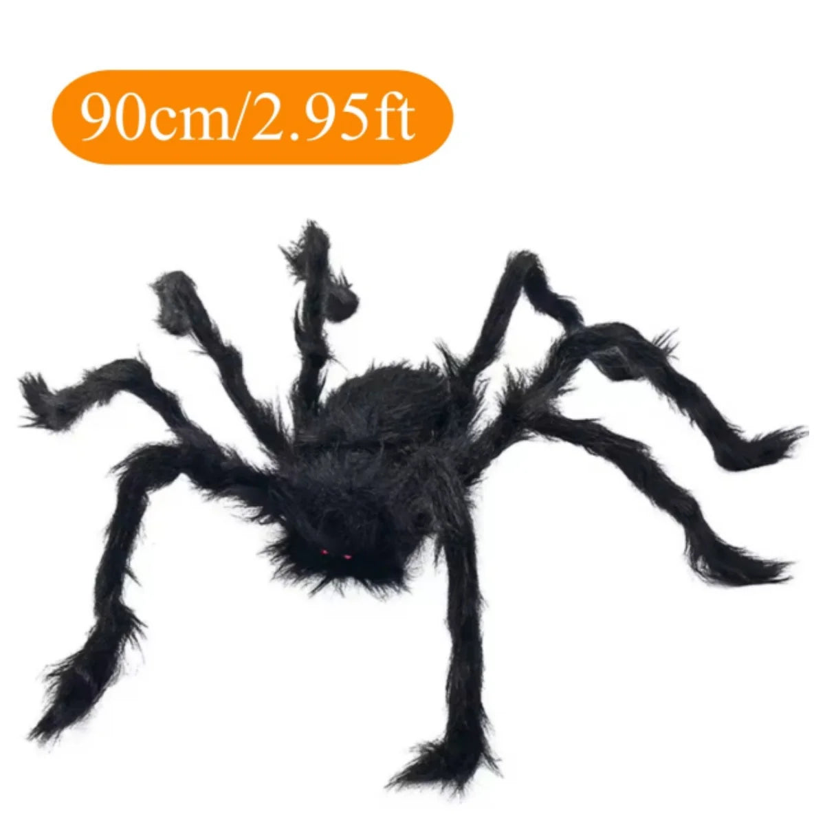 Giant Plush Spider Halloween Decoration Party Prop