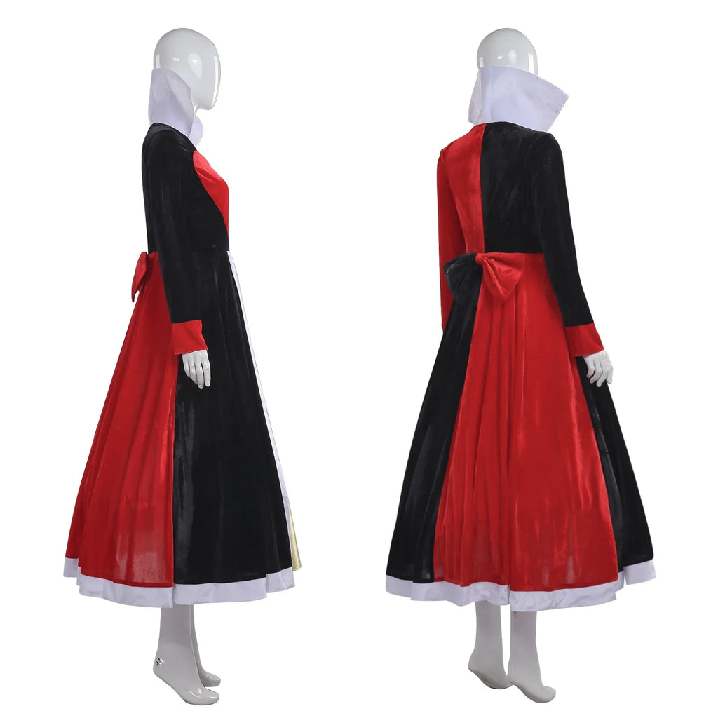 Queen of Hearts Inspired Costume Dress for Halloween Plus Size