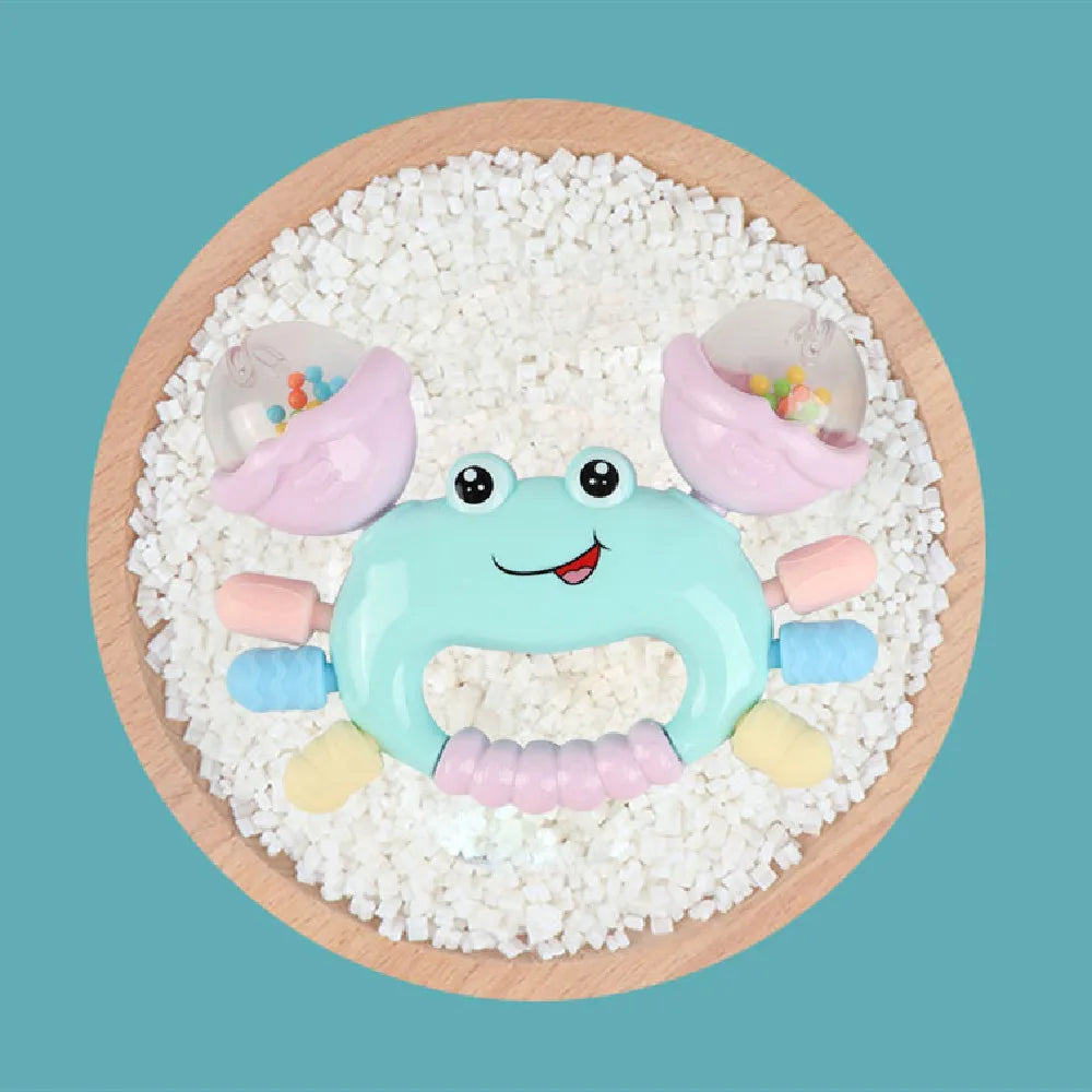 1pc random color Early Development crab Rattle Toys For Babies 0 to 36 Months Newborns Baby  Games Toys Teether Rattle Baby Toys