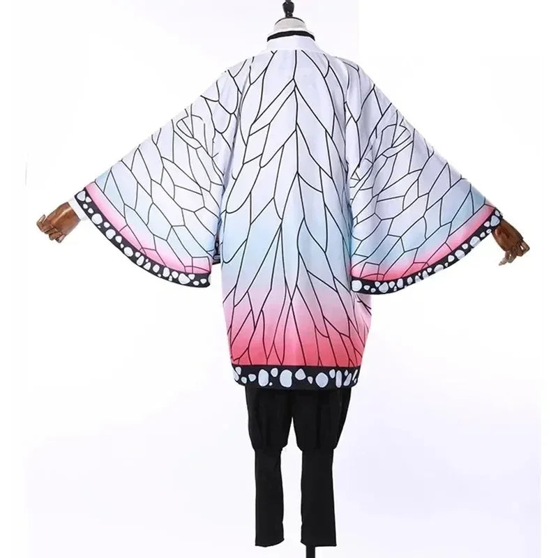 Butterfly-Inspired Cosplay Uniform Costume with Wig