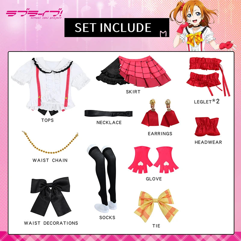 Women’s Anime-Inspired Carnival Uniform Cosplay Costume