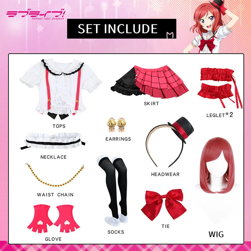 Women’s Anime-Inspired Carnival Uniform Cosplay Costume
