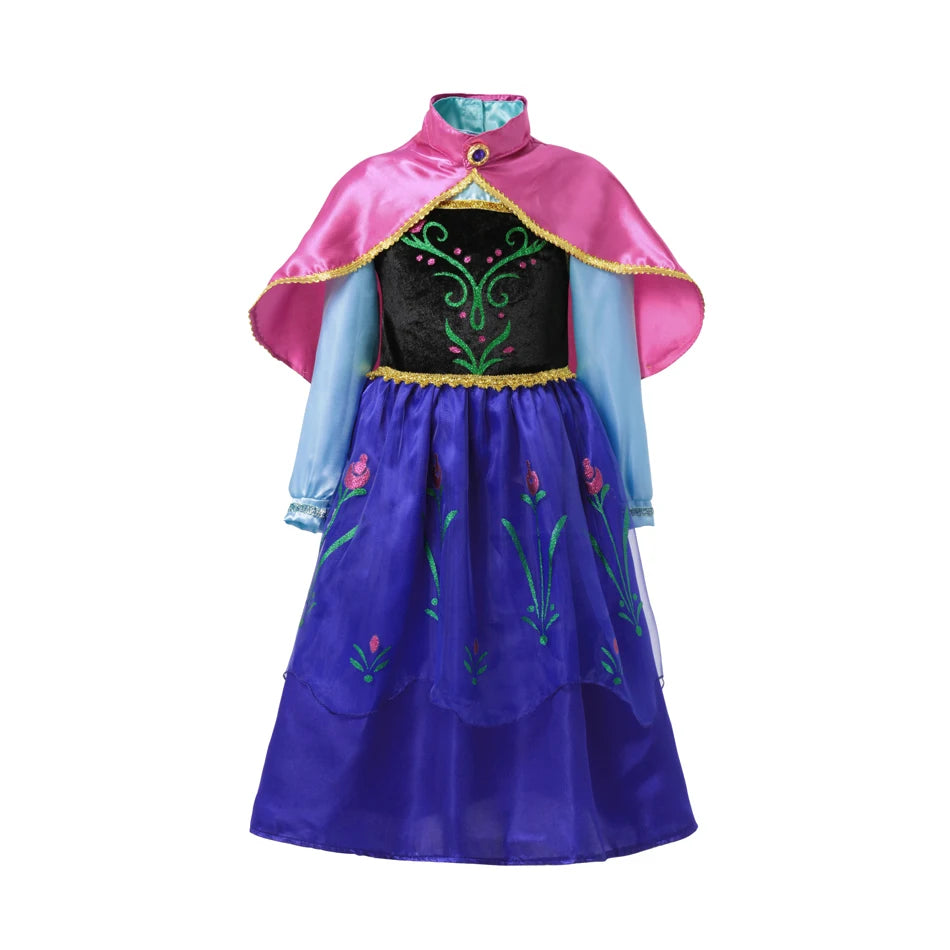 Girls Fantasy Princess Dress Halloween Costume for Kids
