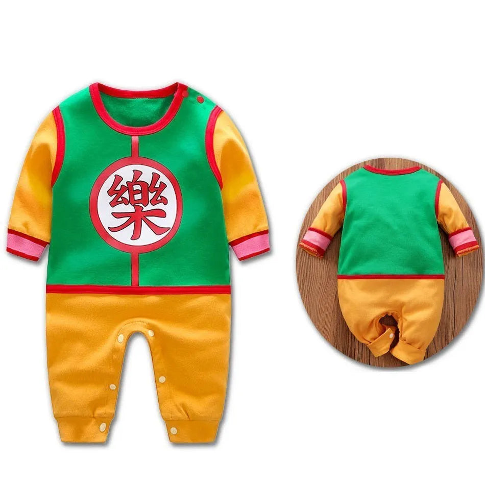 Anime Inspired Baby Cosplay Romper, 0 to 18 Months, Long Sleeve