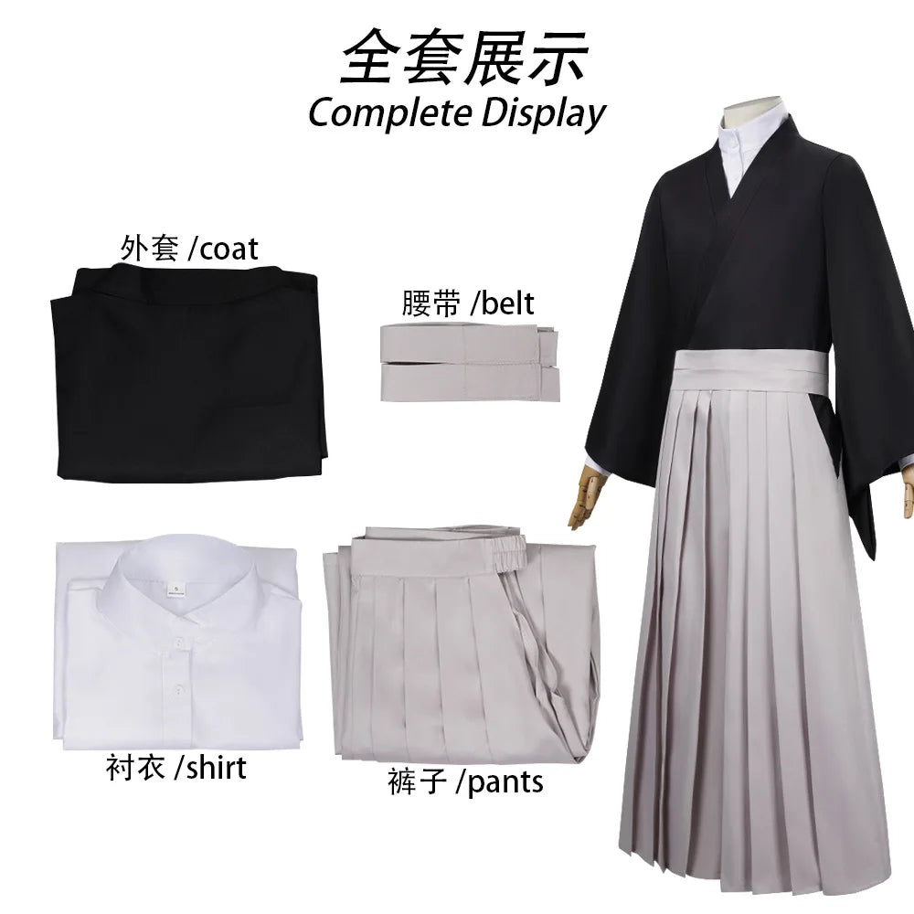 Unisex Anime-Inspired Kimono Cosplay Costume Custom Size