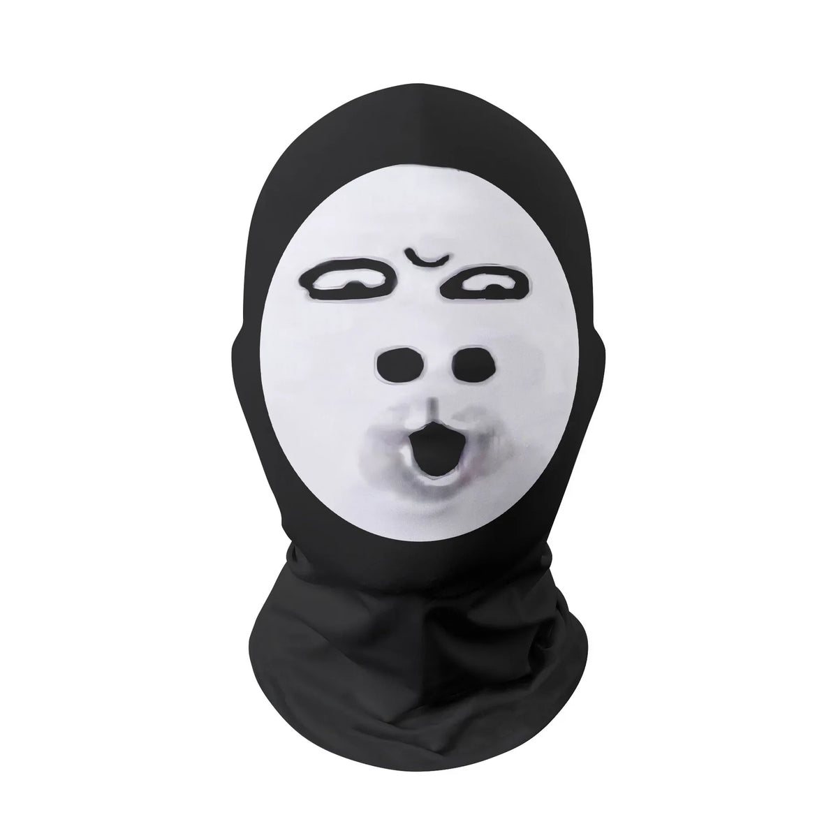 3D Printed Realistic Funny Face Mask Elastic Mesh Full Face Mask for Men Women Cosplay Role Play Headdress Halloween Masks