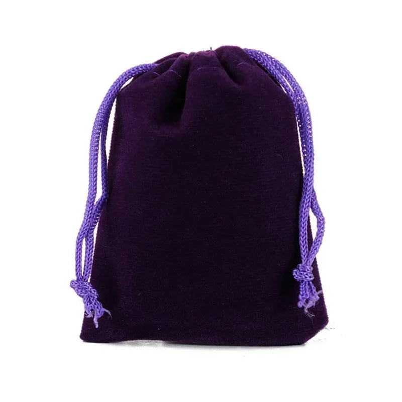 10/5/2PCS Velvet Drawstring Bags Satin Gift Bags Velvet Cloth Jewelry Pouches Wedding Favor Drawstring Bag Christmas Bag 5-5CM