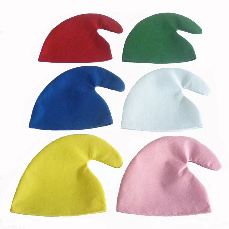 Multicolor Christmas Elf Hat Party Costume Accessory