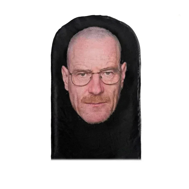 3D Printed Realistic Funny Face Mask Elastic Mesh Full Face Mask for Men Women Cosplay Role Play Headdress Halloween Masks
