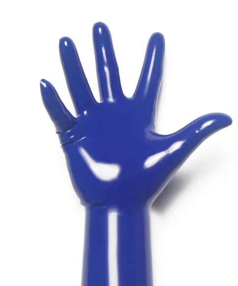 Black Latex Short Gloves for Cosplay Costumes