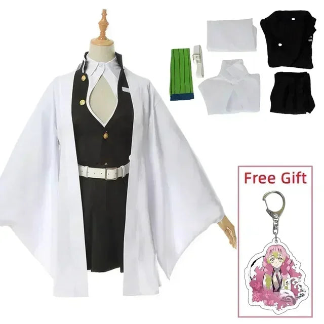 Anime-Inspired Uniform Cosplay Costume with Wig for Women