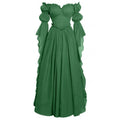 Women’s Medieval Court Dress Retro Long Cosplay Costume