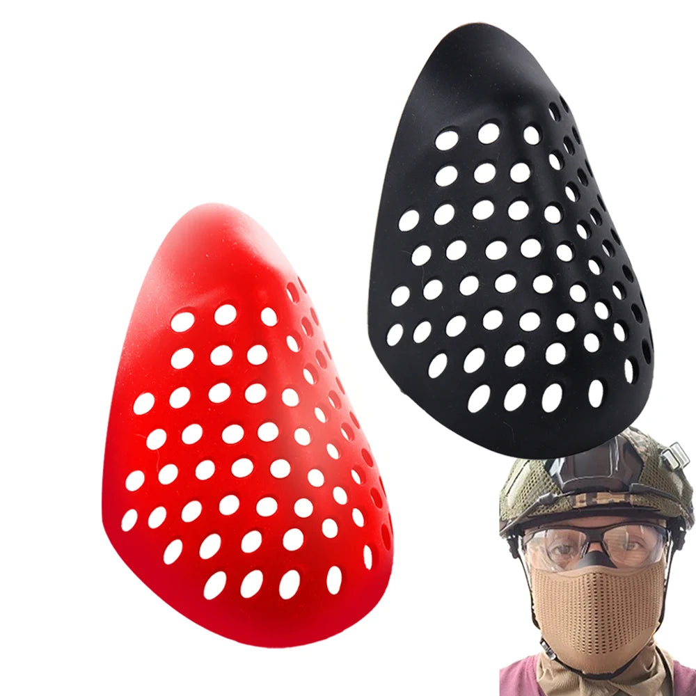 3D Half Face Silicone Mask Protective Balaclava Cover