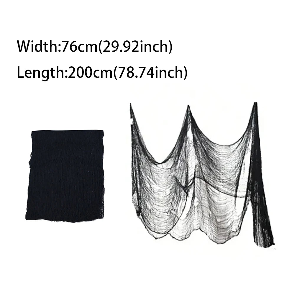Halloween Bloody Gauze Door Curtain Horror Party Decoration