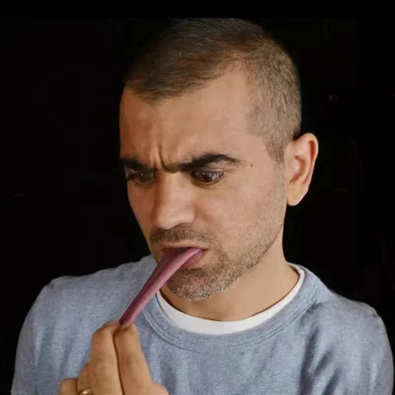 Fake Tongue Prank Prop Realistic Magic Trick Halloween Accessory
