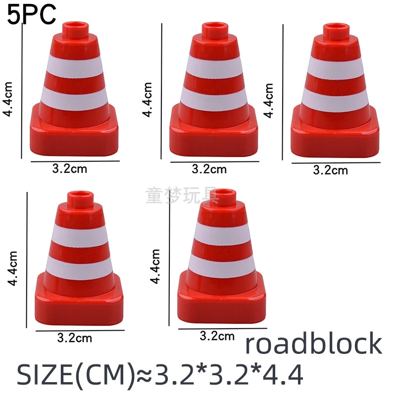 Big building blocks house accessory parts roof window wall construction assemble  bricks educational toys for children gift