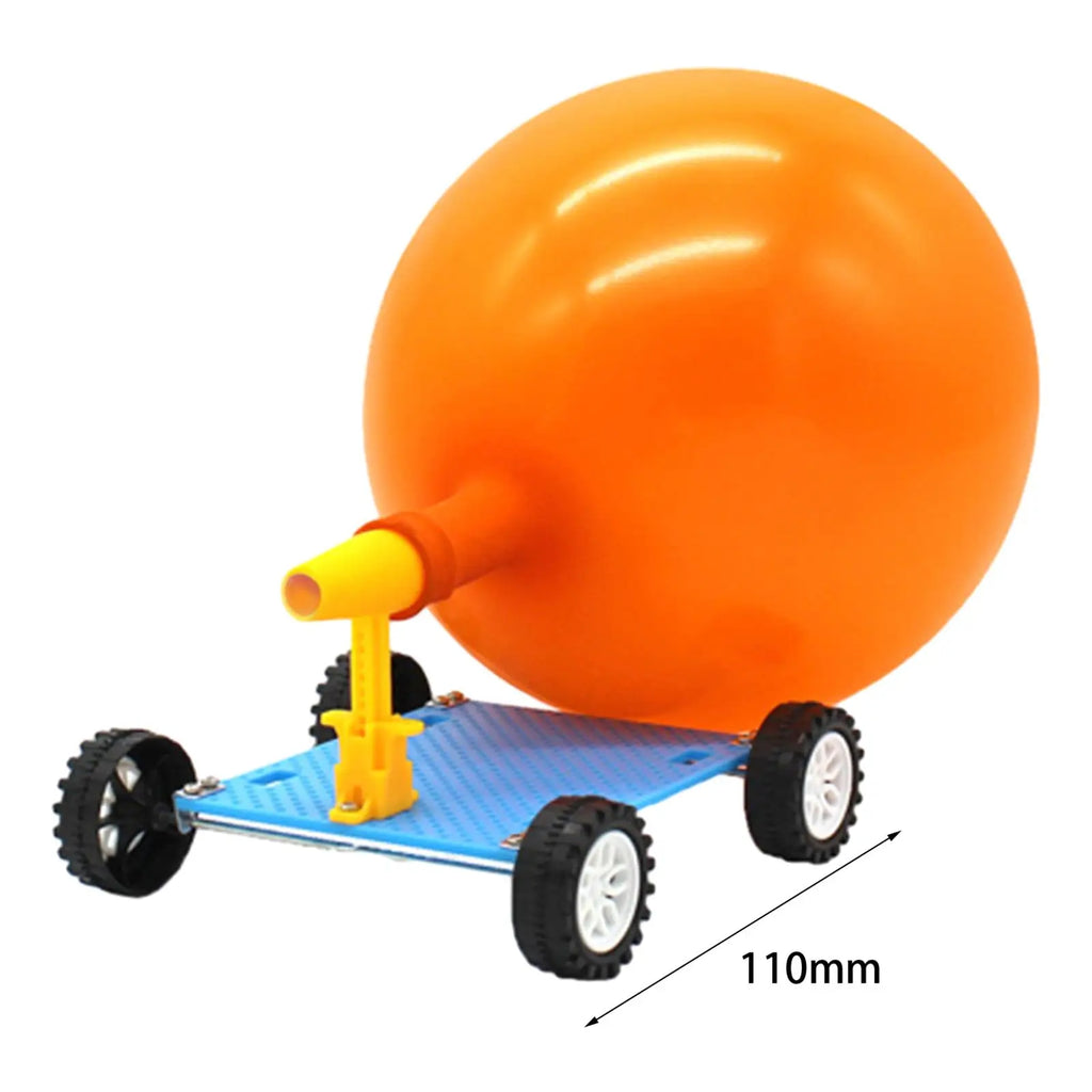 DIY Balloon Car Racer 3D Puzzle Science Experiment Kits Balloon Powered Car for Boy Girls Kids Birthday Gift Children