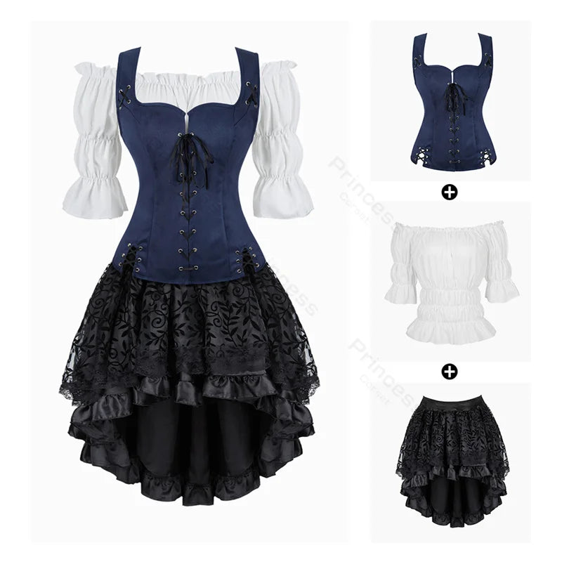 Women’s Pirate Renaissance Costume Dress