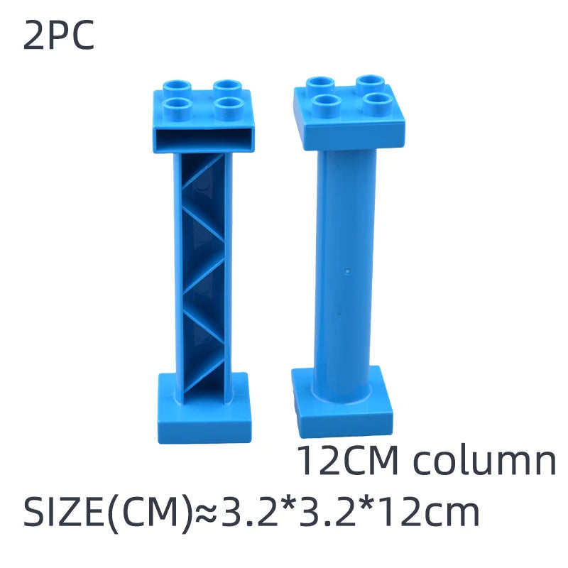 Big building blocks house accessory parts roof window wall construction assemble  bricks educational toys for children gift