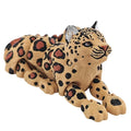 3D Printed Snow Leopard Model Simulation Multi-joint Movable Wild Animals Figurines Miniatures Home Decoration Crafts Figurines