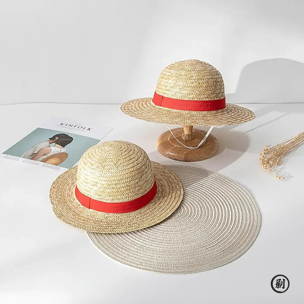 Pirate Straw Hat Costume Prop for Adults Cosplay and Parties