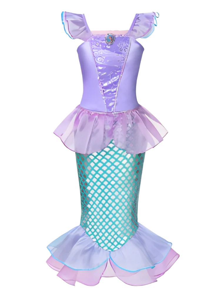 Girls Princess Costume Dress for Christmas, Carnival and Parties