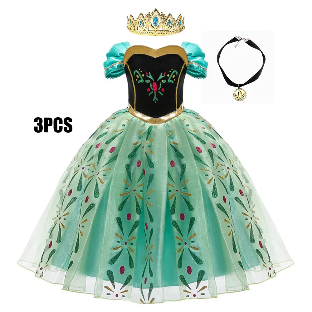 Kids Princess Costume Dress for Birthday Carnival and Parties