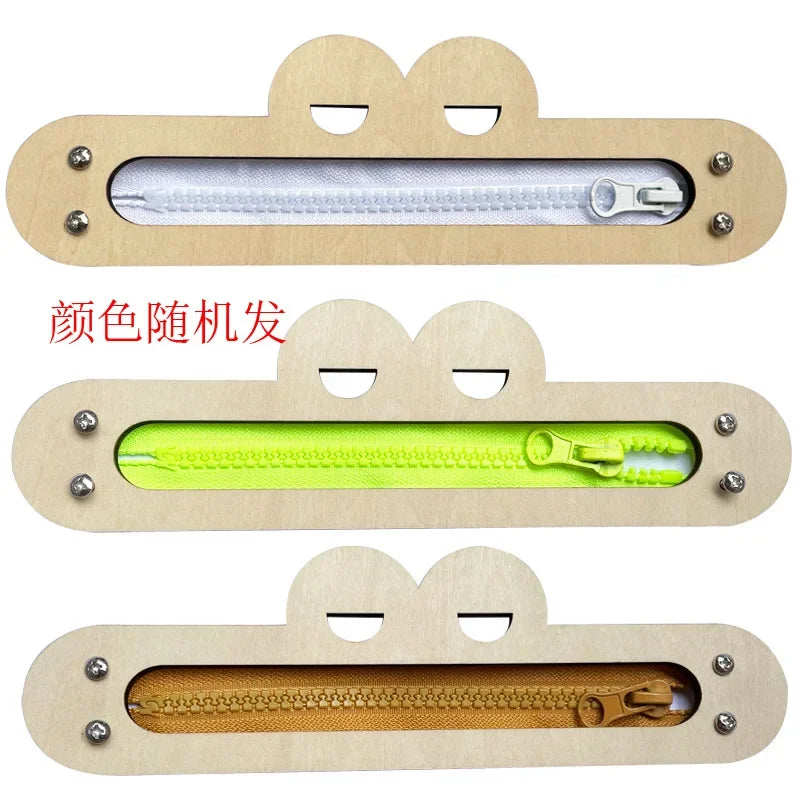DIY Busy Board Montessori Hot  Air Dalloon Carriage Door Educational Toy Wood Chip Graphic Pairing Wooden Part For Childre Gifts
