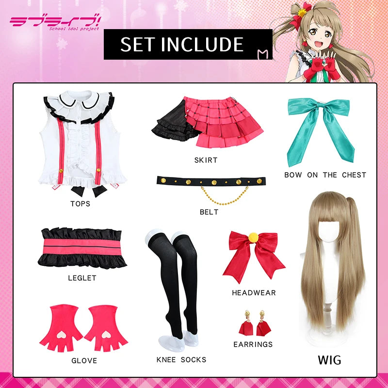 Women’s Anime-Inspired Carnival Uniform Cosplay Costume