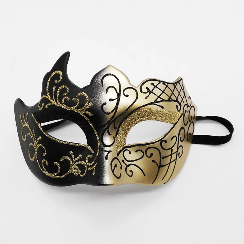 Men's Masquerade Mask with Elastic Strap for Costume Parties