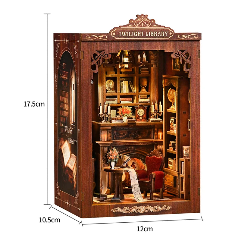 DIY Miniature Dollhouse Kit 3D Puzzle Furniture Assembly Model Doll House Educational Wooden Toys For Friends Birthday Gifts