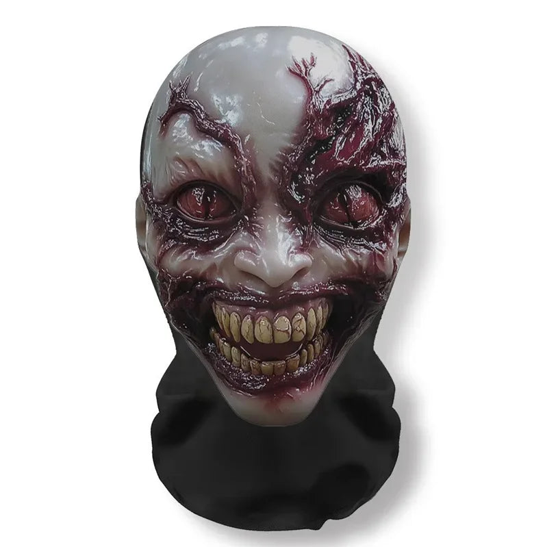 3D Ghost Skull Full Face Mask for Halloween & Cosplay