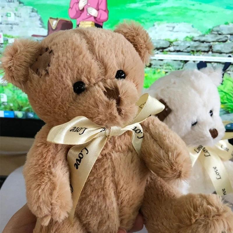 18cm Kawaii Patch Bear Soft Plush Toys Stuffed Animal Teddy Bear Doll Birthday Christmas Gift Kids Brinquedos Baby Toy