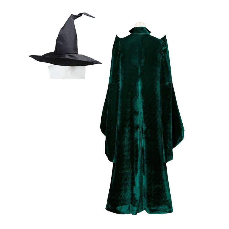 Women’s Wizard Professor Robe Costume for Halloween